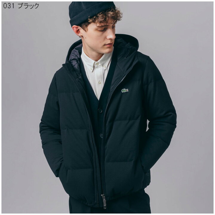 楽天市場】【土日祝も発送】ラコステ メンズ ピケダウンジャケット  
