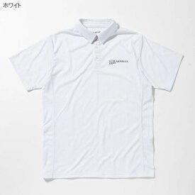 スーパーSALE P5倍【6/4(火)20時-5(水)】【土日祝も発送】LUXEAKMPLUS リュクスエイケイエムプラス ゴルフ ロゴパターン半袖ポロシャツ LAH-23009