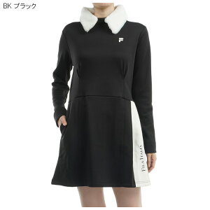 0のつく日P5倍【10/30(木)】【土日祝も発送】 フィラ ゴルフ レディス 長袖ワンピース 794460