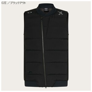 【土日祝も発送】 オークリー ダウンベスト スカル ダイヤゴルナル ダウンベスト FOA406968