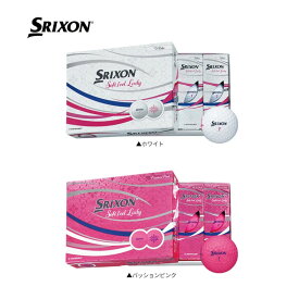 スリクソン ソフトフィール レディ ゴルフ ボール 1ダース [12球入り] SRIXON Soft Feel 2021年モデル [女性用] [日本正規品]