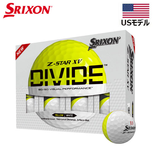  ダンロップ スリクソン SRIXON Z-STAR XV DIVIDE ゴルフ ボール [12球入り] ディバイド 2023年モデル