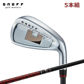 オノフ ゴルフ ONOFF AKA アイアン 5本組（＃6〜9、PW） 赤 SMOOTH KICK MP-524I シャフト 2024年モデル