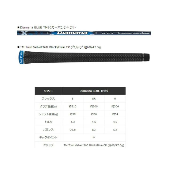 楽天市場】【シャフト／±2°用】 テーラーメイド スリーブ付きシャフト 