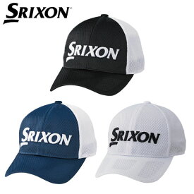 【土日祝も発送】ダンロップ スリクソン メッシュ キャップ メンズ 帽子 SMH4133X 2024年春夏モデル
