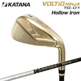 マラソンP5倍【4/24(水)20:00-25(木)23:59】KATANA GOLF カタナゴルフ アイアンセット VOLTIO NINJA HOLLOW IRON 8本組 TOUR AD VT