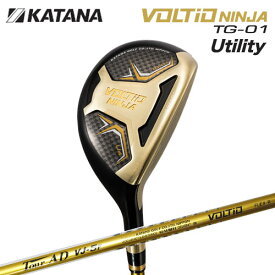 【GWも毎日発送】KATANA GOLF カタナゴルフ ユーティリティ VOLTIO NINJA TG-01 UTILITY TOUR AD VJ-5F
