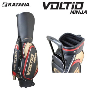 yyjz KATANA GOLF J^iSt LfBobO LX^[t VOLTIO NINJA CADDIE BAG BLACK/GOLD CB2024
