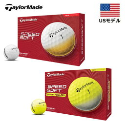 テーラーメイド SPEED SOFT(スピードソフト)ゴルフボール 2024年モデル 1ダース(12球入り)