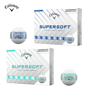 �y�y���j�������z �L�����E�F�C Callaway �S���t�{�[�� SUPERSOFT DISTRESSED STRIPE 1�_�[�X (12����) 2�s�[�X�\�� 2026�N���f��