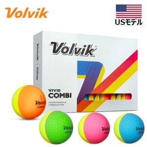 US�A���i Volvik �{���r�b�N Vivid Combi Assorted �S���t�{�[�� ���B���B�h �R���r �A�\�[�g