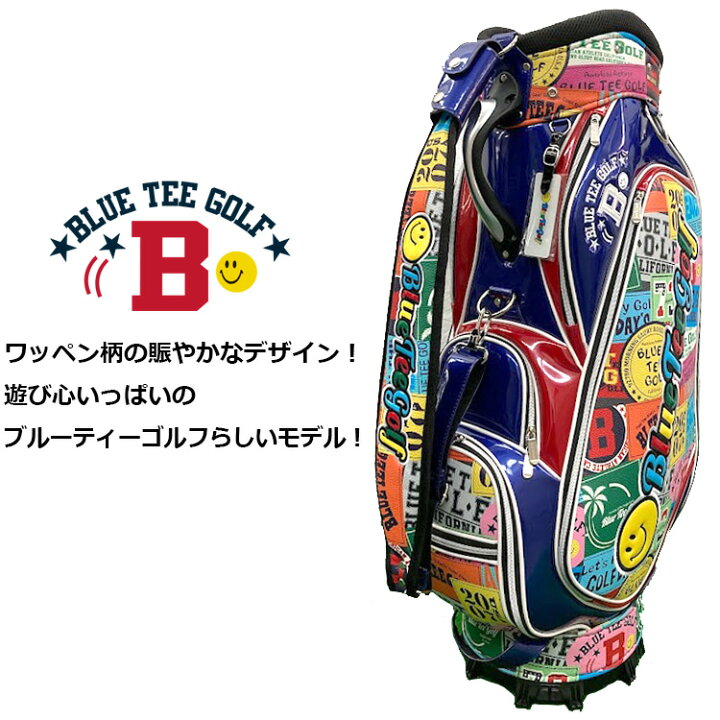 楽天市場】【土日祝も発送】ブルーティーゴルフ ワッペン柄 キャディー 
