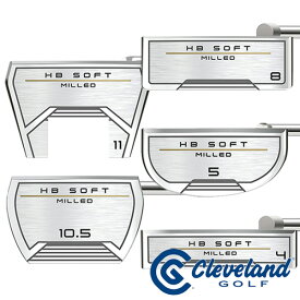 5のつく日P5倍【5/5(日)0:00-23:59】Cleveland GOLF(クリーブランドゴルフ) HB SOFT MILLED パター 34インチ ブレード／マレット 5タイプ レフトハンドモデルあり（＃11）