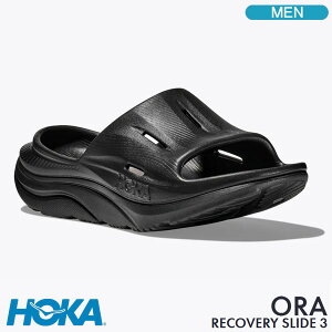 �y�y���j�������z �z�J ���J�o���[�T���_�� HOKA U ORA RECOVERY SLIDE 3 �I�� ���J�o���[�X���C�h 3 �u���b�N/�u���b�N �����Y �T���_�� 1135061-BBLC