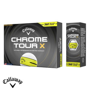 �y�y���j�������z�y�܂Ƃߔ����z�S���t�{�[�� �L�����E�F�C (Callaway) �S���t�{�[�� �N���[�� �c�A�[�G�b�N�X CHROME TOUR X 2�_�[�X [24��]�@4�s�[�X�\��