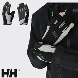 マラソンP5倍【4/24(水)20:00-25(木)23:59】ヘリーハンセン グローブ HELLY HANSEN セーリング グローブロング Sailing Glove Long オールシーズン アウトドア HA92303　K