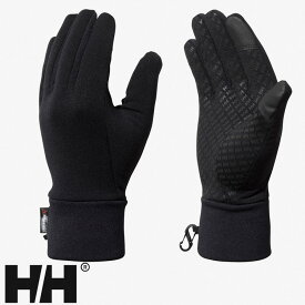 【土日祝も発送】ヘリーハンセン フリースグローブ HELLY HANSEN パワーストレッチ PowerStretch Fleece Glove メンズ レディース トレッキング アウトドア HA92156 K
