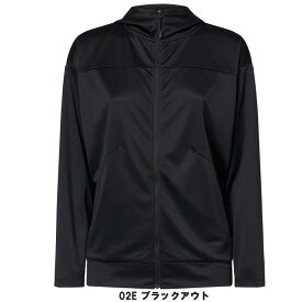 【土日祝も発送】オークリー ジャケット レディース RADIANT ICY RELAX HOODIE JKT 5.0 トレーニング スポーツウェア　FOA500536　02E　BLACKOUT