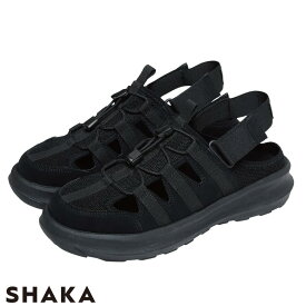5のつく日P5倍【6/15(月)】【土日祝も発送】 シャカ サンダル SHAKA スニーカーサンダル TREK CAMPER GES スポーツサンダル レディース メンズ アウトドア ブラック SK-357