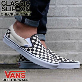 【土日祝も発送】定番スニーカー VANS バンズ CLASSIC SLIP ON CHECKERBORAD クラシック スリッポン チェッカーボード ヴァンズ メンズ ローカット スニーカー VN000EYEBWW