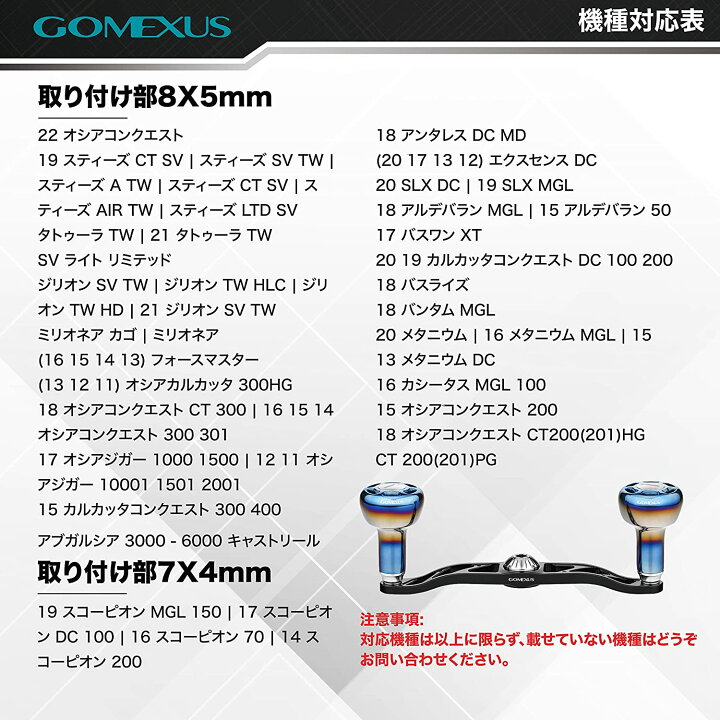 楽天市場】【送料無料】 ゴメクサス 超々ジュラルミン製ハンドル 