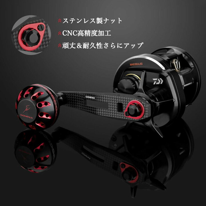楽天市場】【送料無料】 ゴメクサス パワー ハンドル リール カスタム 