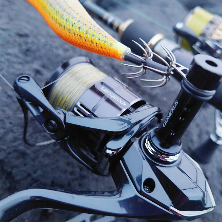 楽天市場 送料無料 ゴメクサス リール スタンド エギ掛け ウエイト付き シマノ Shimano ダイワ Daiwa スピニング リール 用 カスタム パーツ リールスタンド 17 ツインパワー 19 ヴァンキッシュ 15 ルビアス 16 セルテート 1003 3012 など ボディーキーパー アルミ