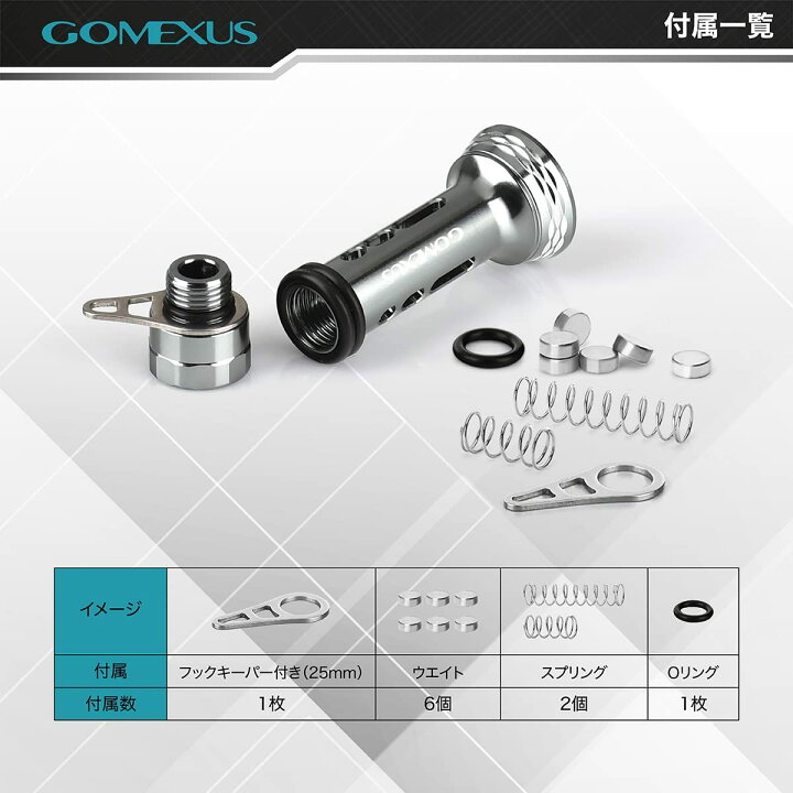 楽天市場 送料無料 ゴメクサス リール スタンド エギ掛け ウエイト付き シマノ Shimano ダイワ Daiwa スピニング リール 用 カスタム パーツ リールスタンド 17 ツインパワー 19 ヴァンキッシュ 15 ルビアス 16 セルテート 1003 3012 など ボディーキーパー アルミ
