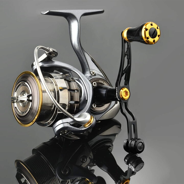 楽天市場 送料無料 ゴメクサス 52mm シングル ハンドル シマノ Shimano ダイワ Daiwa スピニングリール 用 19 ストラディック 2500 18 エメラルダス Lt 2500 など用 アルミ Cnc切削 ウェイト付き Gomexus ゴメクサス Gomexus
