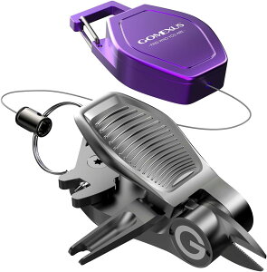 【公式ストア】【パワーゲーム】Gomexus ゴメクサス ラインカッター 釣り ハサミ ピンオンリール付き SHARKBITE 0.8号PEラインでもクリーンカット ラインカッター ステンレス鋼 ニッパー ギザギ