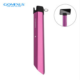 ゴメクサス サーフスタンド 自撮り アルミ製 サーフ用 ロッドスタンド 釣り具 転倒防止 釣り 軽量 ヒラメ 砂浜 gomexus x Prostaff 飯島 一貴 ガンメタ/レッド/ピンク 33cm