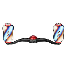 ゴメクサス リール ハンドル CH-T22 アルミ製ハンドル 90mm チタン製ノブ付き 22mm スティーズ ベイントリール シマノ ダイワに対応可能 釣り カスタム バス ハンドル GOMEXUS