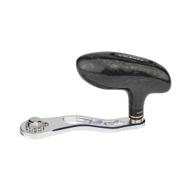 ゴメクサス リールハンドル LM95-F85 ハンドルノブ付き カーボン製 シングルハンドル 95mm シマノ ダイワリールに対応可能 取り付けやすい オフショアジギング 深場ディープタイラバ 海釣り 大物カスタム 頑丈 釣り ヒラメ カッコイイ gomexus 釣り カスタム