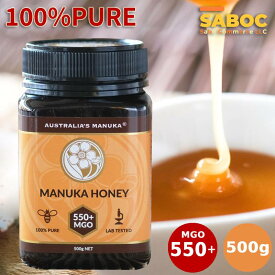 賞味期限間近 マヌカハニー MGO550+ 500g ［Australia's Manuka］ UMF15+相当 モノフローラル ギフト 高級 生 はちみつ 蜂蜜 天然 オーストラリア 非加熱 無農薬 オーガニック 母の日 プレゼント 贈答 まぬかはにー コンビニ受取可 訳あり 2025年1月まで