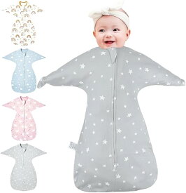 【店内全品先着20名様限定20％OFFクーポン】ベビーおくるみ スワドル 綿100% 夜泣き対策 奇跡のおくるみ モロー反射を防ぐ 新生児着くるみ 双方向ジッパーおくるみ 可愛い 通気性 伸縮性 赤ちゃんおくるみ ベビー服 ベビー寝袋 出産祝い ベビー用品 柔らかい肌触り