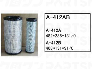 �G�A�[�G�������g A-412AB �R�}�c �p���[�V���x�� �����{ �o�b�N�z�[ HB205-1 HB215LC-1 PC200-8 �� �t�B���^�[ �y���������z