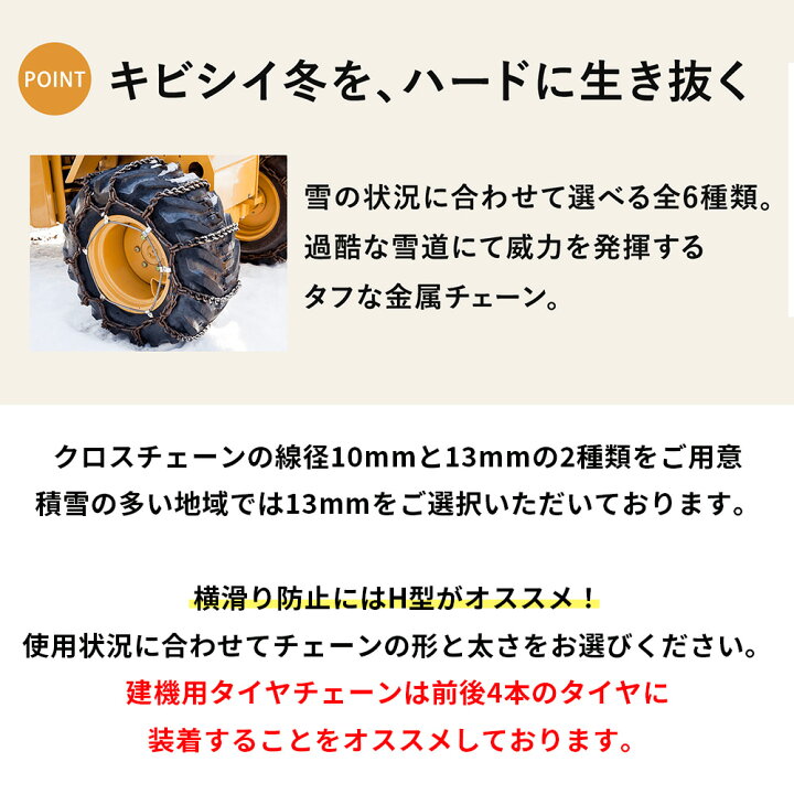 楽天市場】15.5/60-18 タイヤチェーン 90131 線径9×10 スタンダード 1 