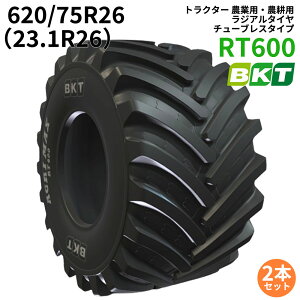BKT gN^[ _ƗpE_kp^C@ AGRIMAX RT600@620/75R26i23.1R26j@TL@2{Zbg@[sxmF