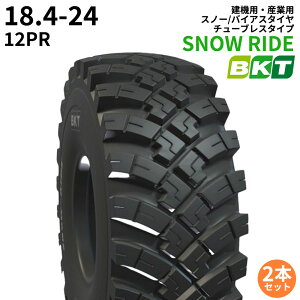 BKT���@/�Y�Ɨp�^�C��(�`���[�u���X�^�C�v)�@SNOW RIDE�@18.4-24�@PR12�@2�{�Z�b�g