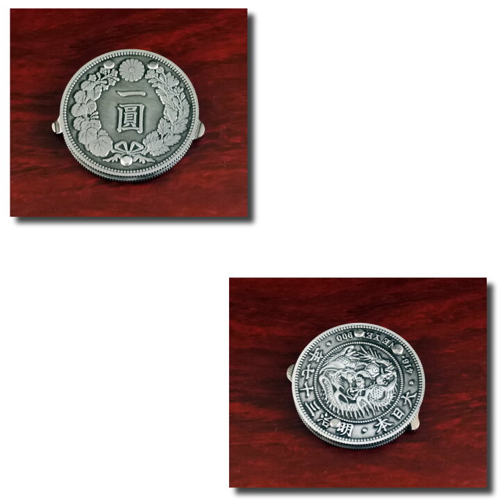 楽天市場】ツールナイフ 明治一円 銀貨モチーフ 名作ポケットナイフ 