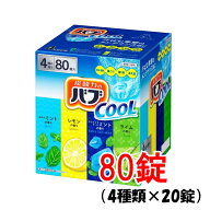 バブ クール 薬用入浴剤 80錠（4種類×各20錠）｜夏の疲れ・だるさに！爽快メントール炭酸で疲労回復・冷…