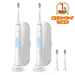 �y�����L���O1�ʊl���z�t�B���b�v�X SONICARE �\�j�b�P�A�[ �d�����u���V �v���e�N�g�N���[�� 2�{�Z�b�g �{�փu���V2�{�t HX6403/71 Sonicare protect �I�[�����P�A �n�~�K�L �y�|�C���g�����z
