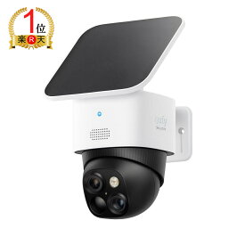 【ランキング1位獲得】Anker Eufy 屋外カメラ S340 T8170521 3K高画質 パンチルト対応 監視カメラ 防犯カメラ ワイヤレス 自動追跡 双方向通話 夜間撮影 人感センサー Alexa対応 家庭用 屋外設置 eufyCam