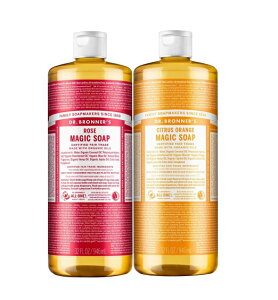 【選べる2本】【ランキング1位獲得】ドクターブロナー マジックソープ 946ml ベビーマイルド ラベンダー アールグレイ ローズ アールグレイ ペパーミント ティートゥリー シトラスオレンジ D