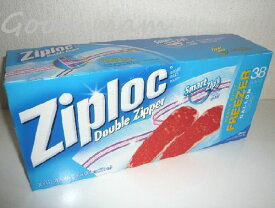 お試し【Ziploc】ガロン38枚ジップロック 　フリーザーバック 　【コストコ通販】