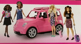 【SUV車とドール4体セット】　バービー付きBarbie/バービー/ドール/お人形Barbie/バービー/ドール/ドリームトピア【クリスマス】【コストコ通販】検索用：バービー/キッズ/Barbie