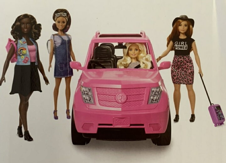 楽天市場 Suv車とドール4体セット バービー付きbarbie バービー ドール お人形barbie バービー ドール ドリームトピア クリスマス コストコ通販 検索用 バービー キッズ Barbie グッドマム