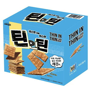 【ネコポス配送】韓国 お菓子 ビスケット チュロス味 22.2g×16袋 THIN IN THIN メール便 訳あり 割れあり コストコ 通販 送料無料長屋