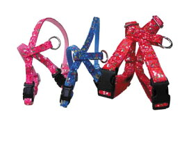 【首輪処】和風シリーズ 犬　ハーネス　　紅華