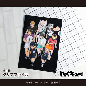 ハイキュー!! 公認 アニメ クリアファイル グッズ クリア 透明 A4 雑貨 可愛い 大人 子供 キッズ かわいい